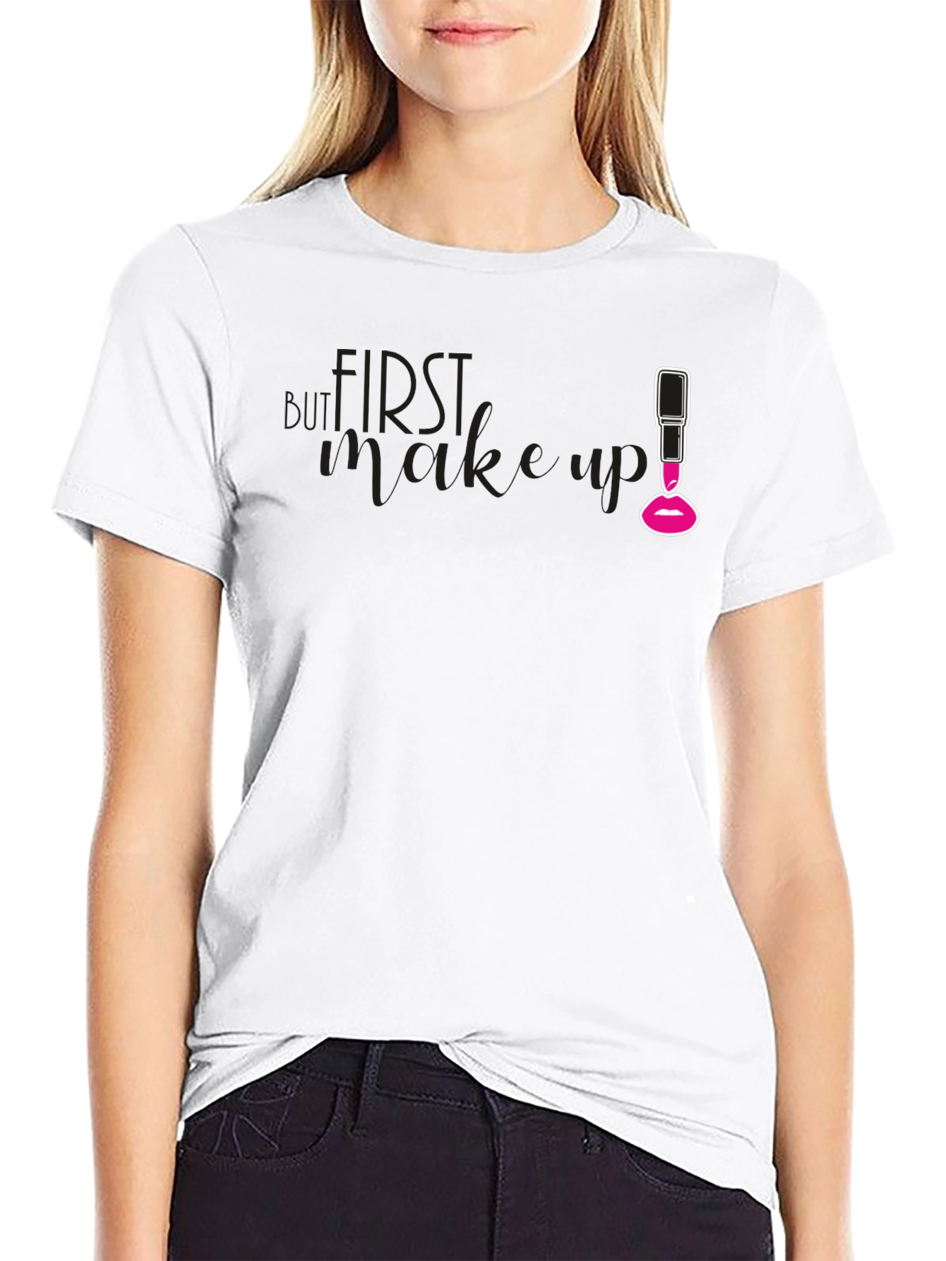 First Makeup Lipstick Graphic Tee