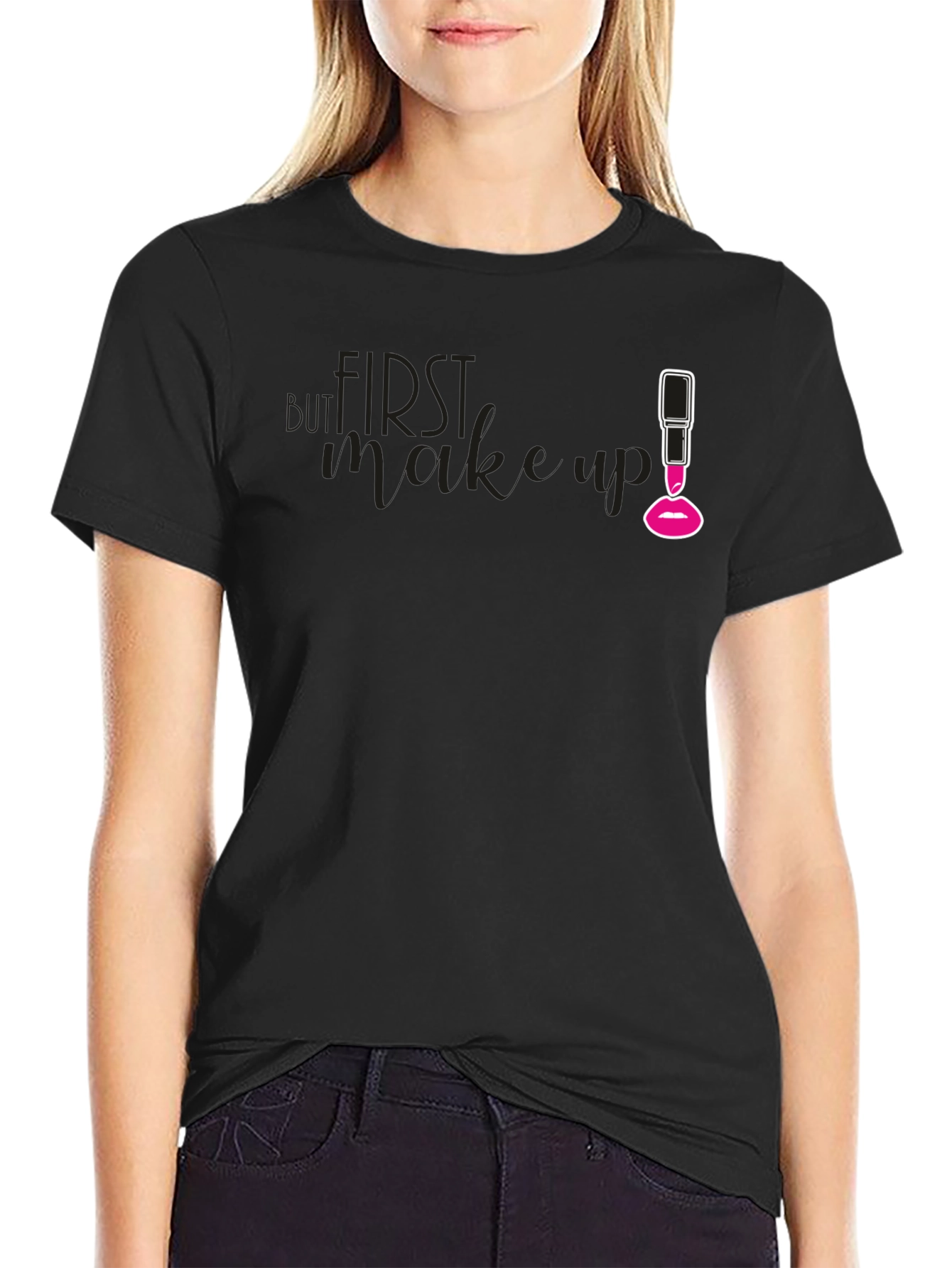 First Makeup Lipstick Graphic Tee