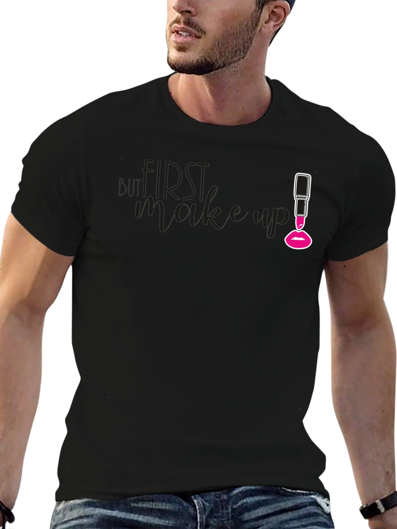 First Makeup Lipstick Graphic Tee