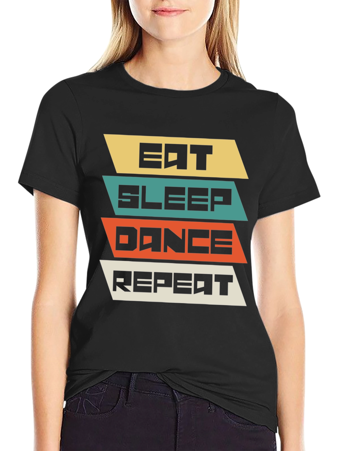 Eat Sleep Dance Repeat Graphic Tee