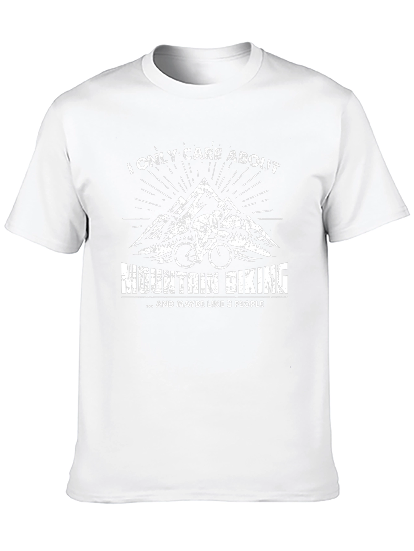 Mountain Biking Graphic Tee - I Only Care About...