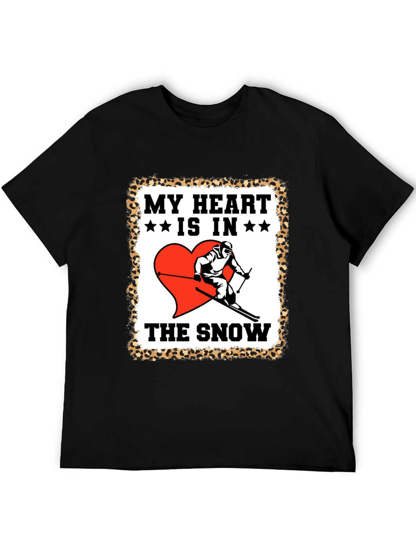 My Heart is in the Snow Graphic T-Shirt