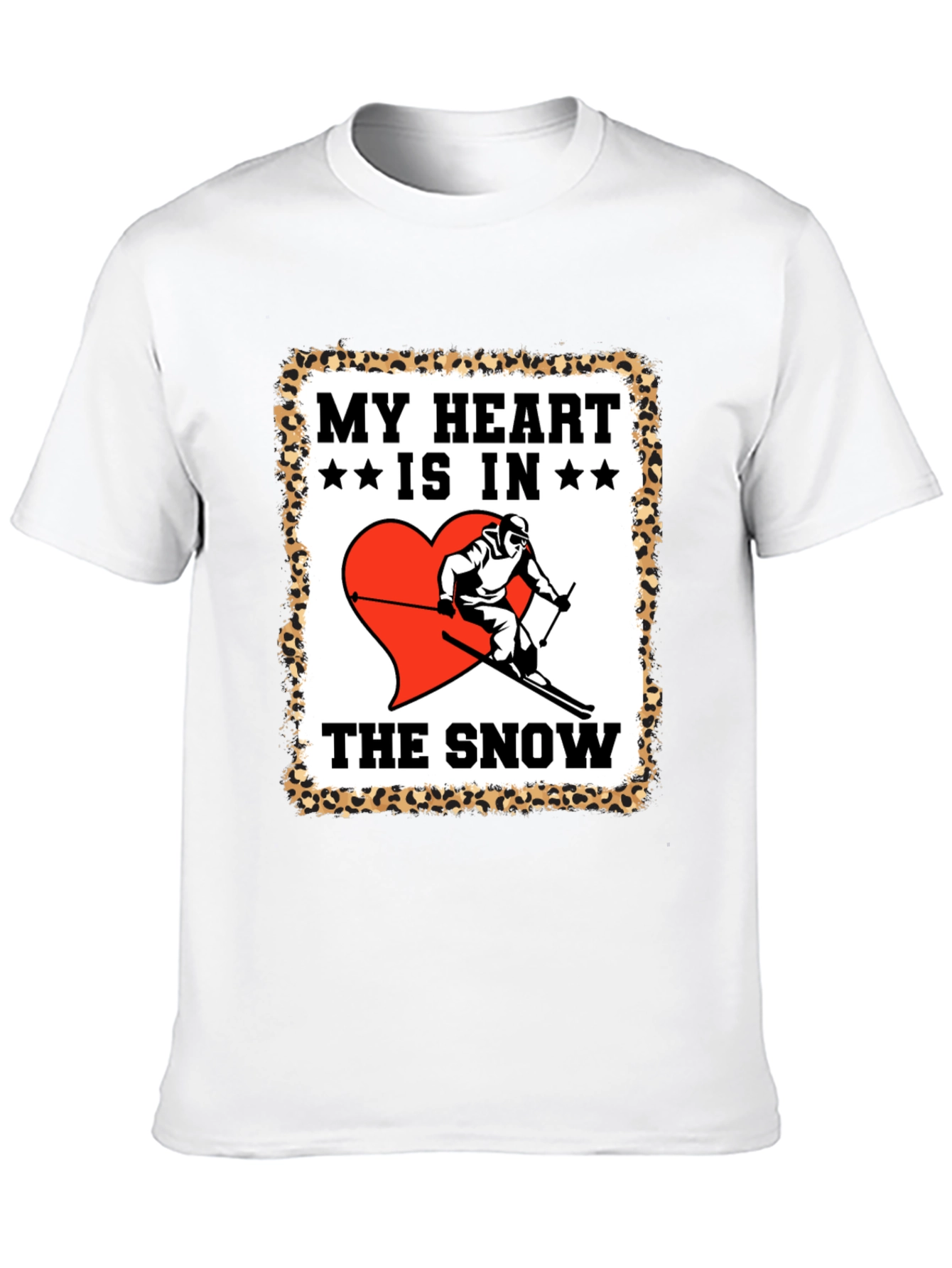My Heart is in the Snow Graphic T-Shirt