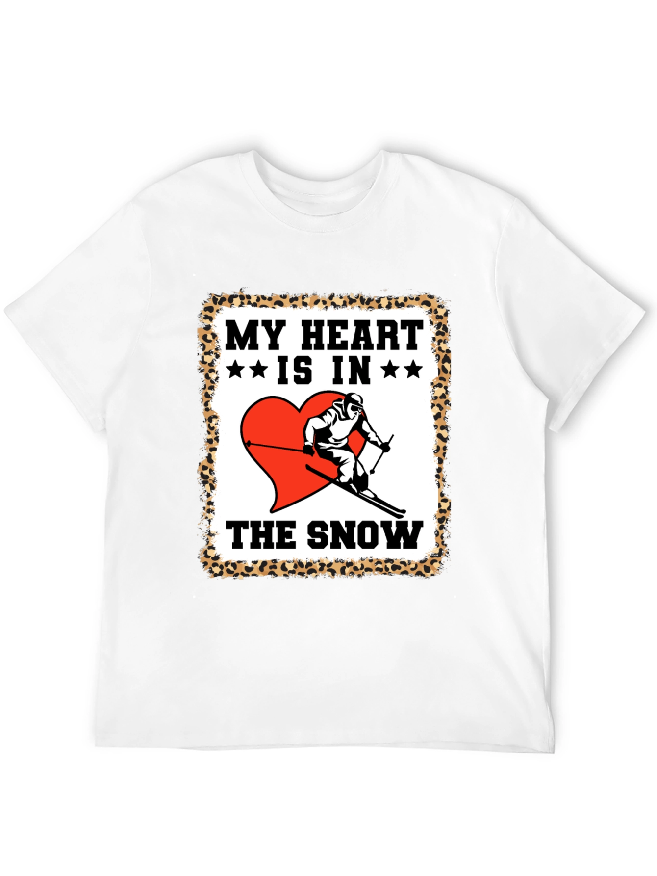 My Heart is in the Snow Graphic T-Shirt