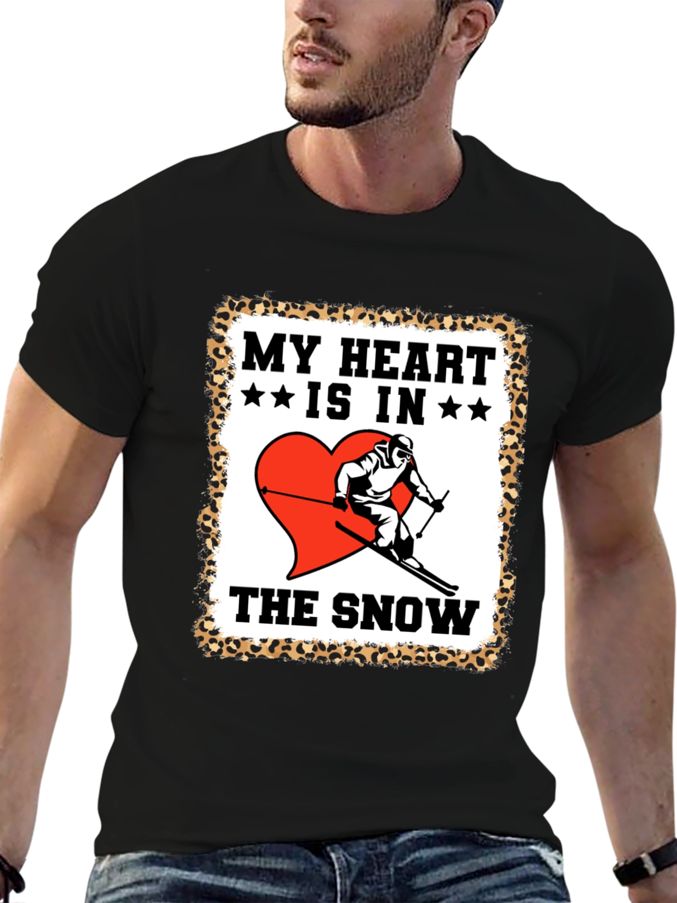 My Heart is in the Snow Graphic T-Shirt