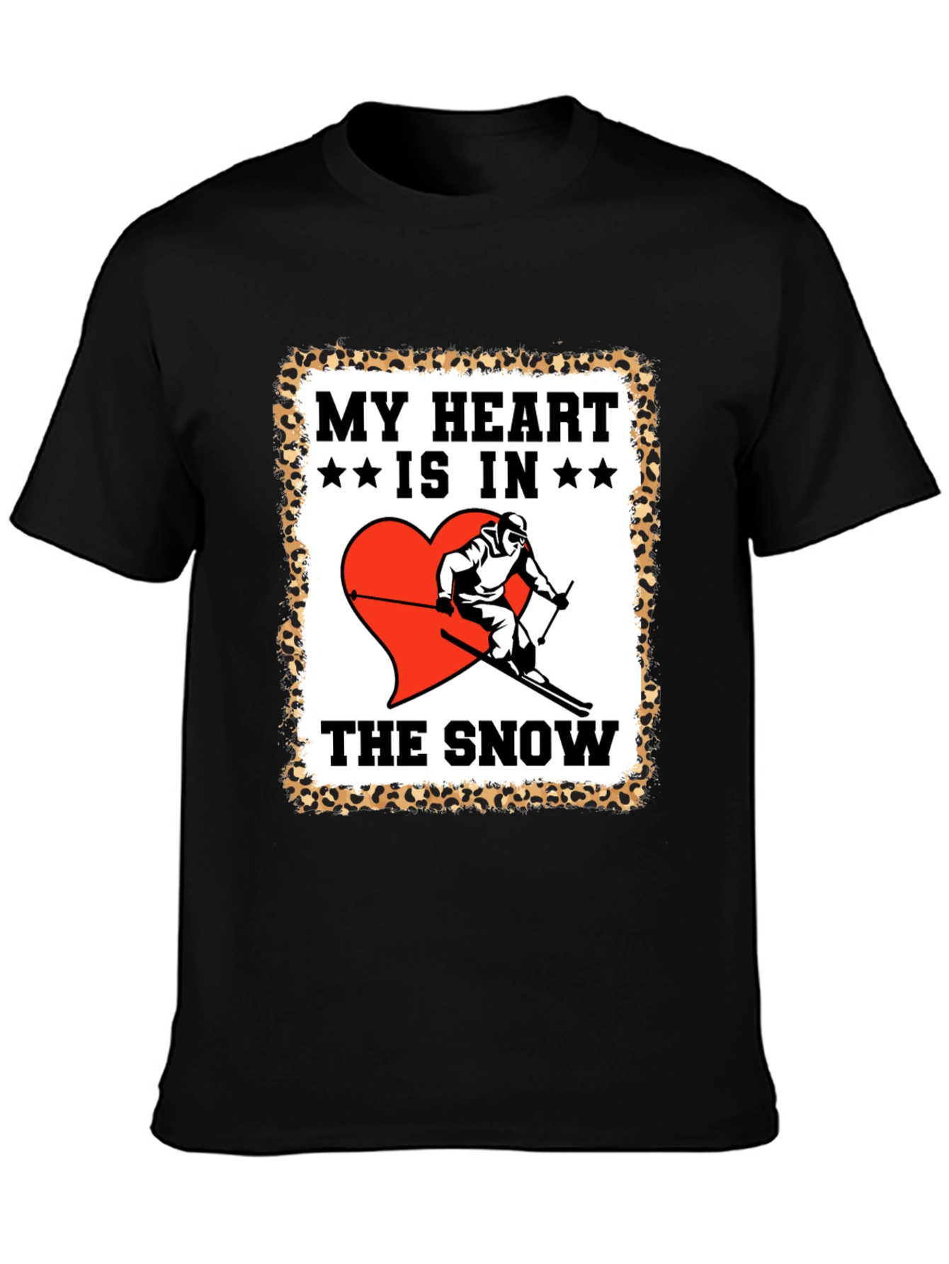 My Heart is in the Snow Graphic T-Shirt