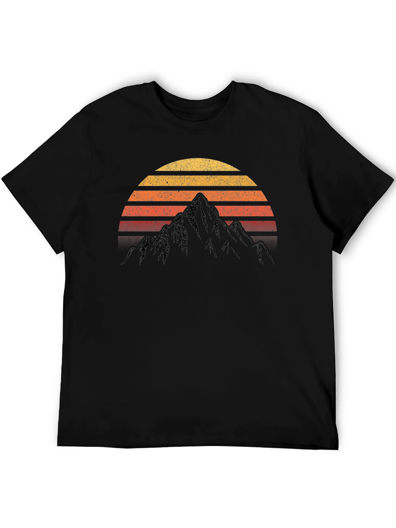 Retro Mountain Sunset T-Shirt