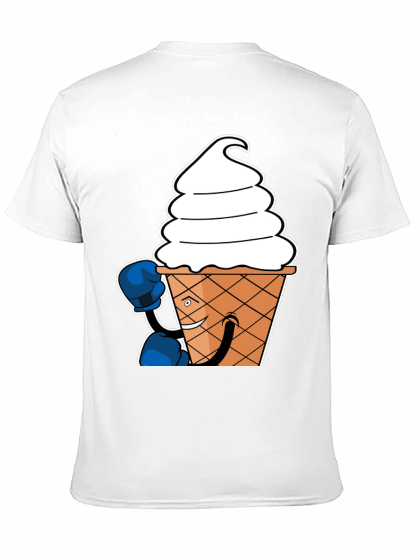 Ice Cream Boxer Graphic T-Shirt