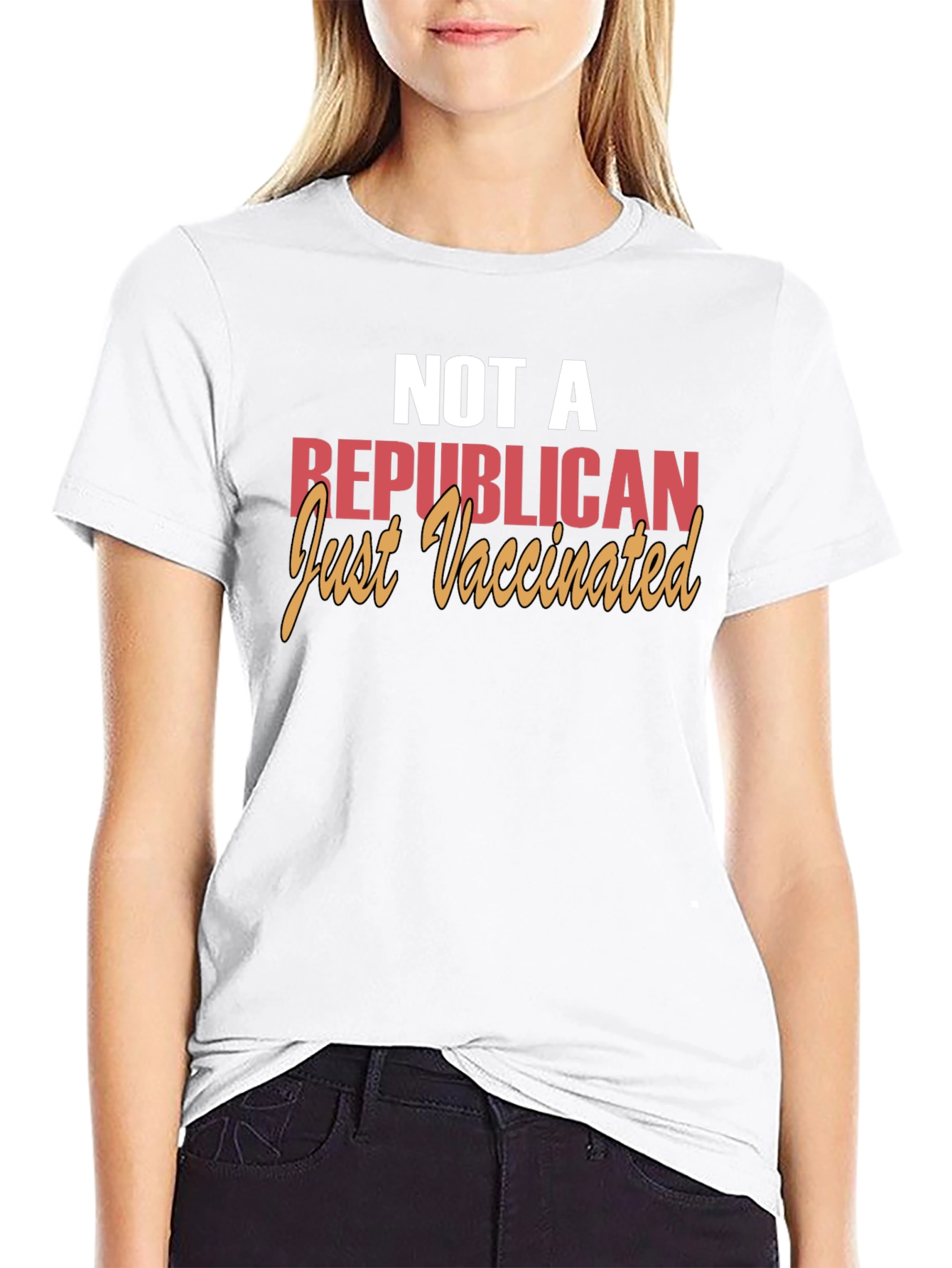 Vaccinated Political Statement T-Shirt