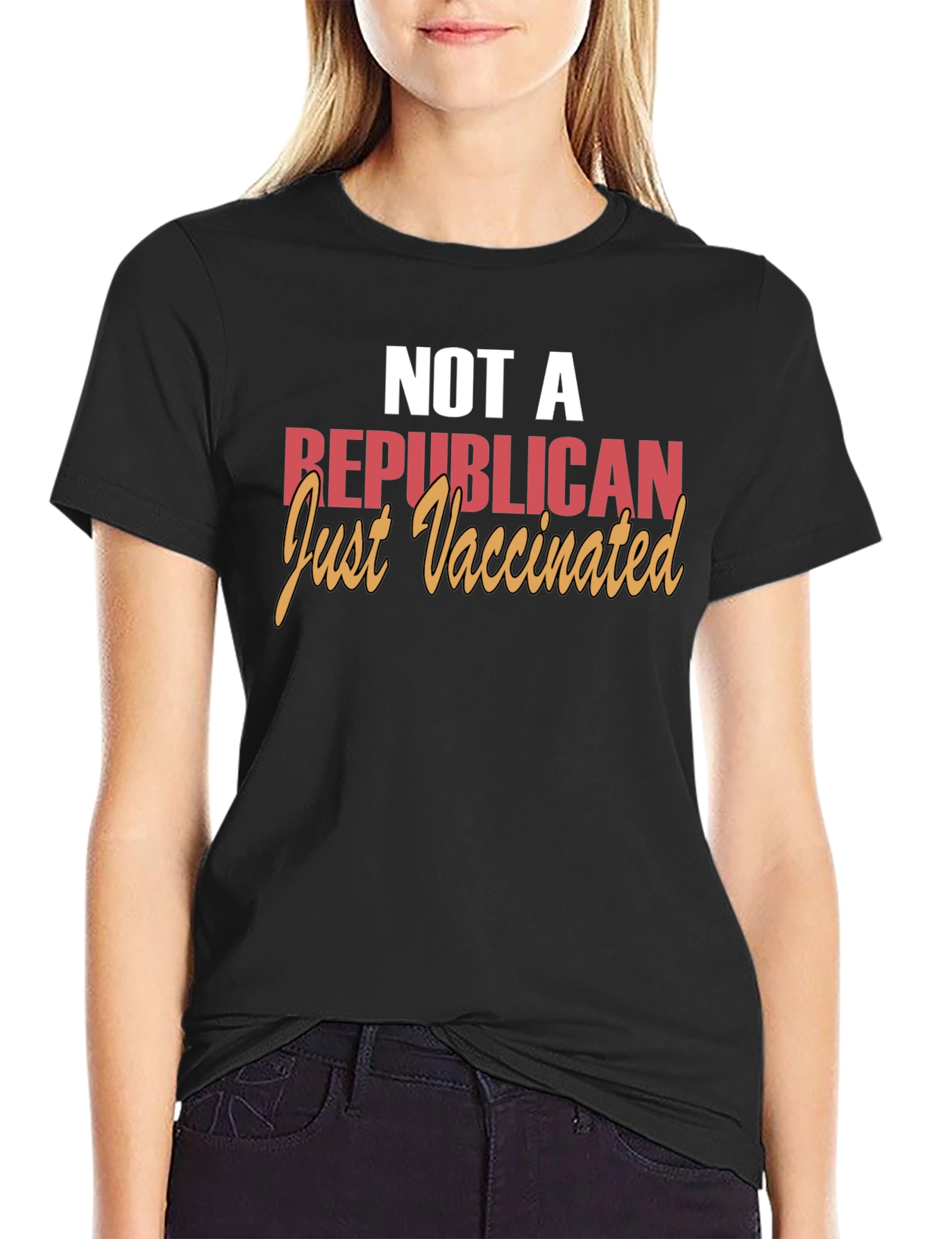 Vaccinated Political Statement T-Shirt