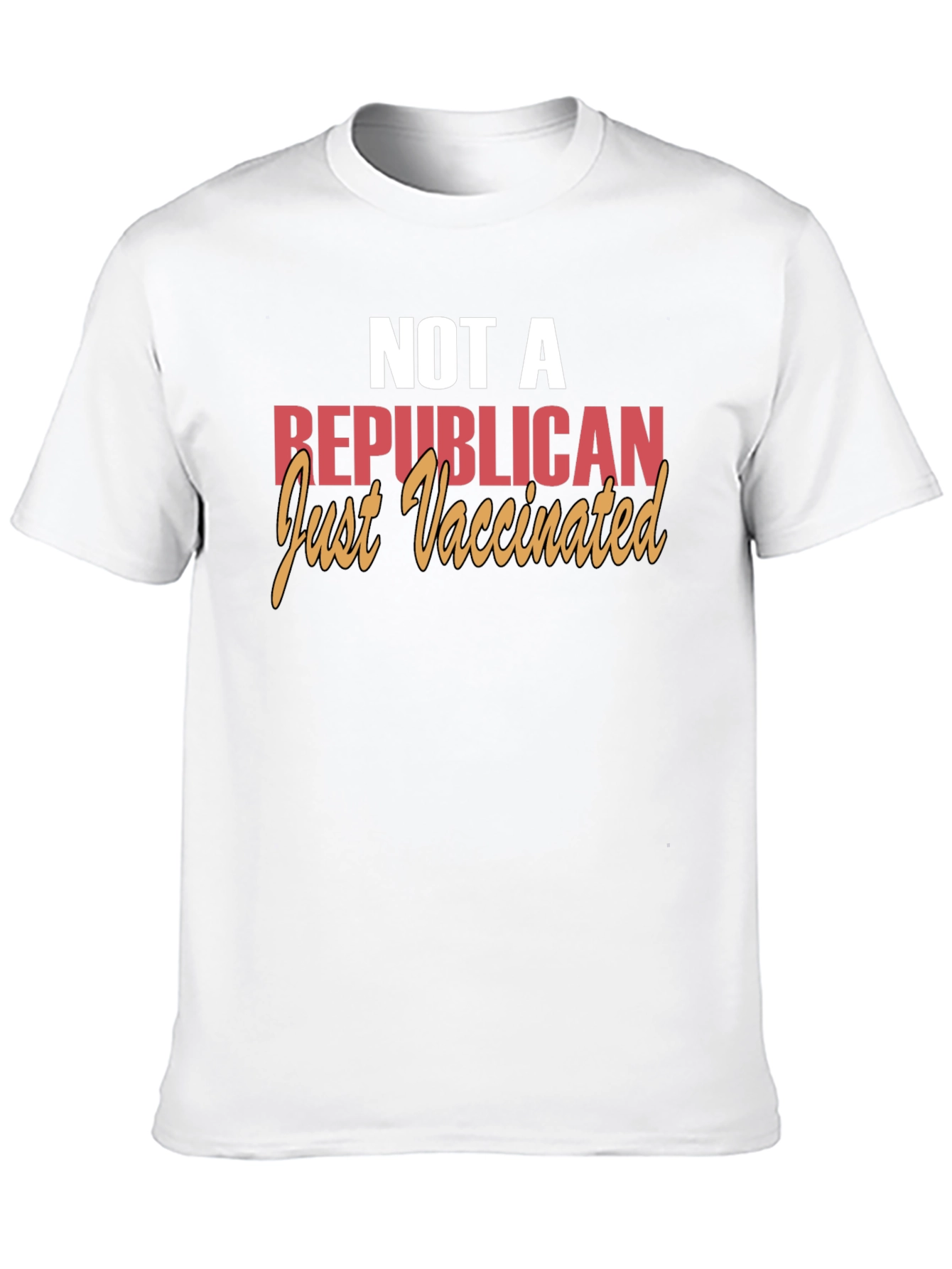 Vaccinated Political Statement T-Shirt