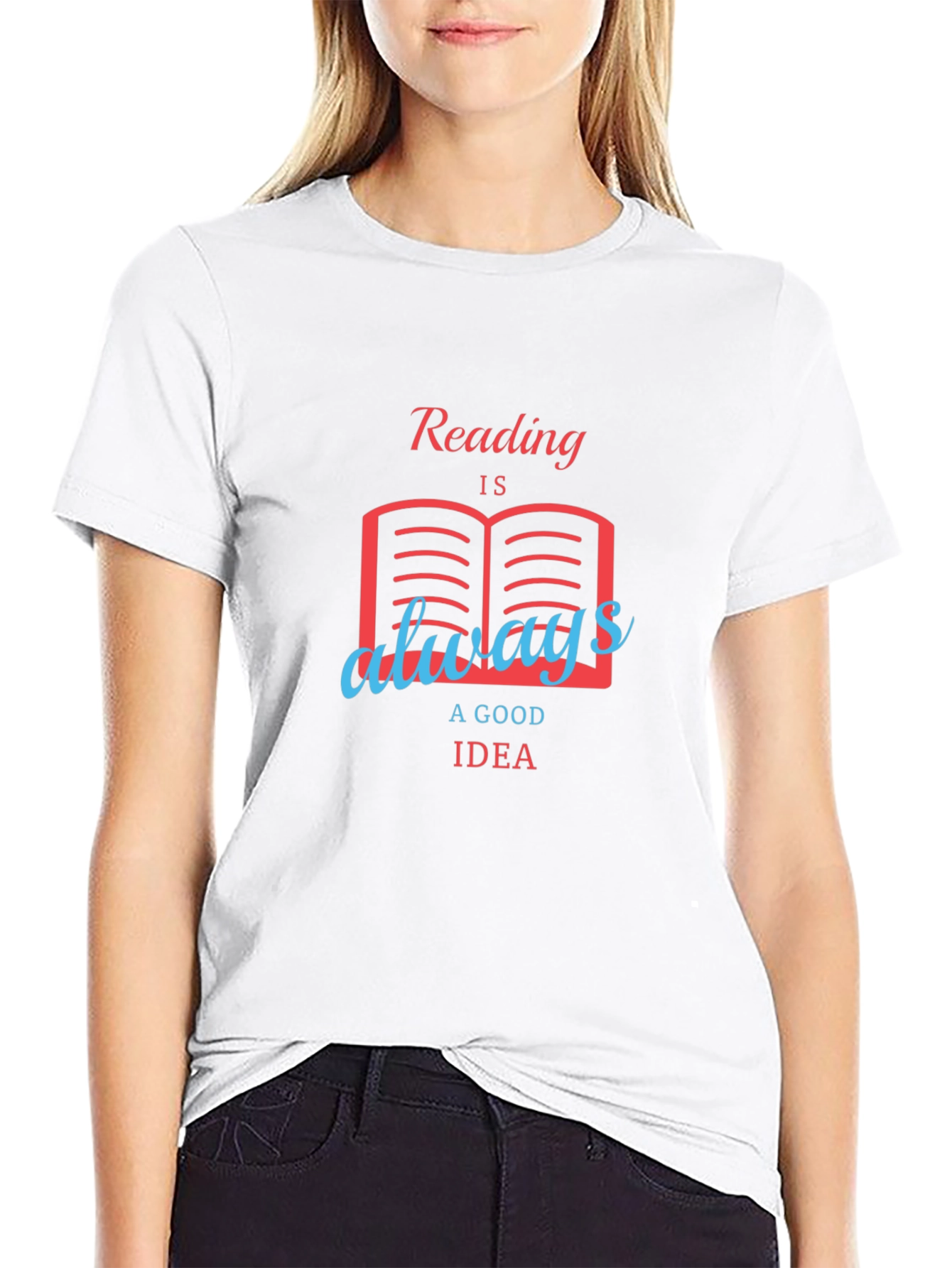 Reading is Always a Good Idea Graphic T-Shirt