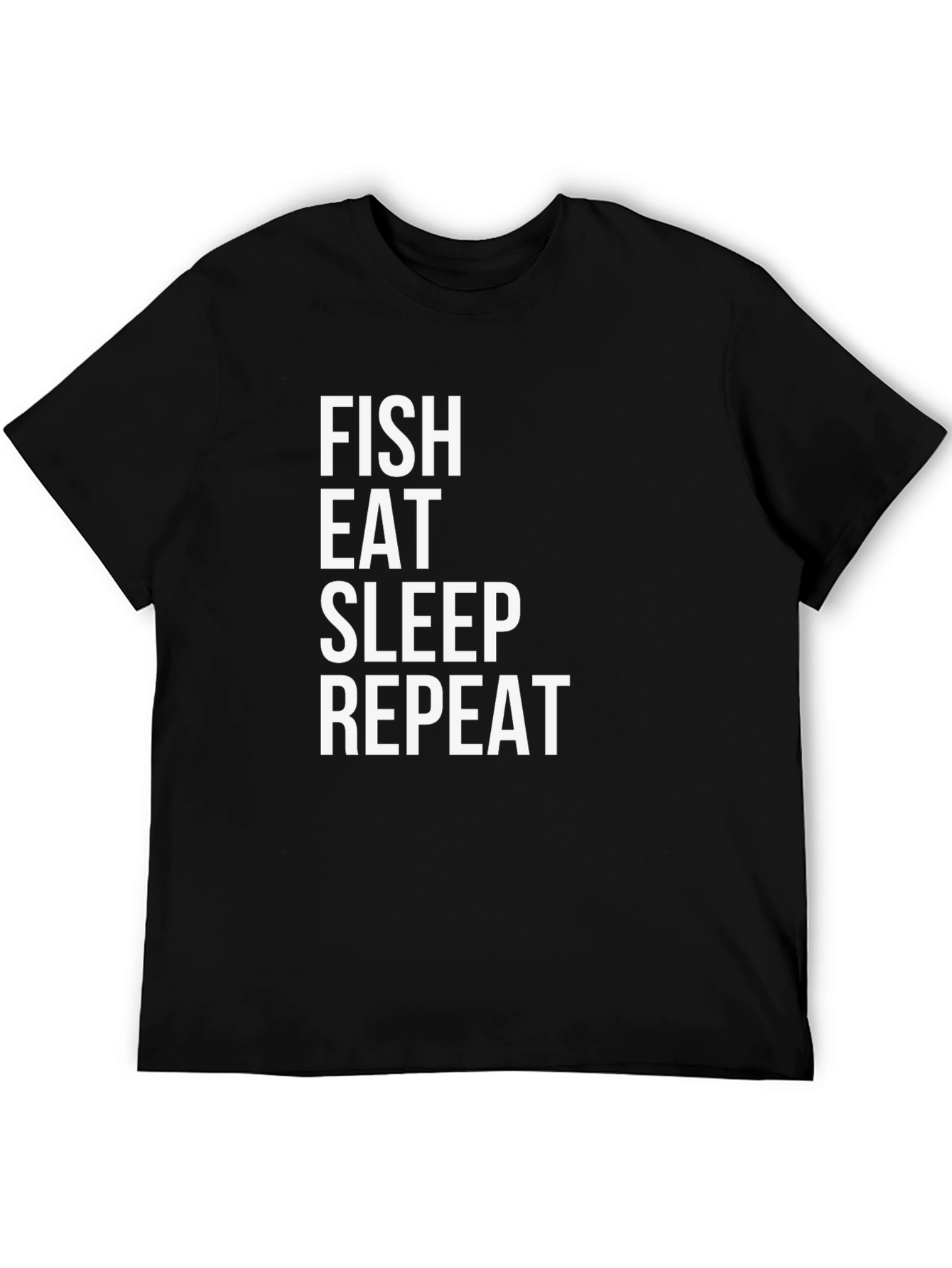Fish Eat Sleep Repeat Funny Fishing T-Shirt