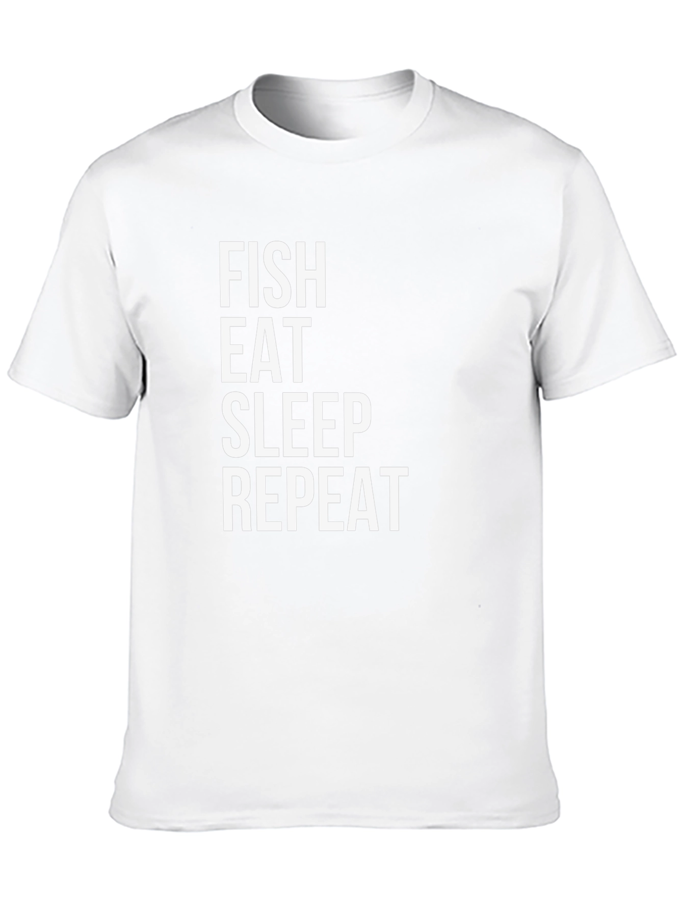 Fish Eat Sleep Repeat Funny Fishing T-Shirt
