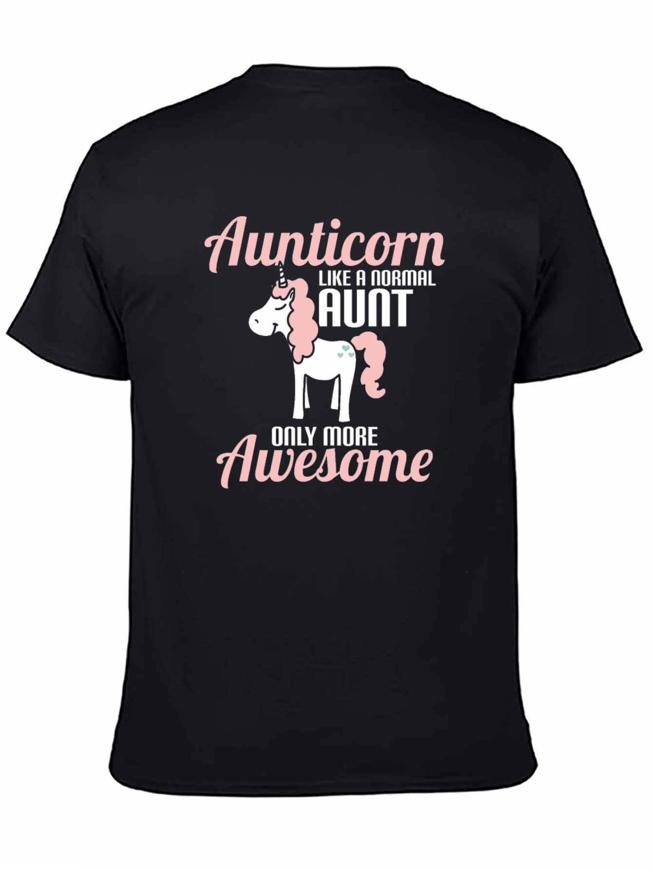 Aunticorn Awesome Aunt Graphic T-Shirt