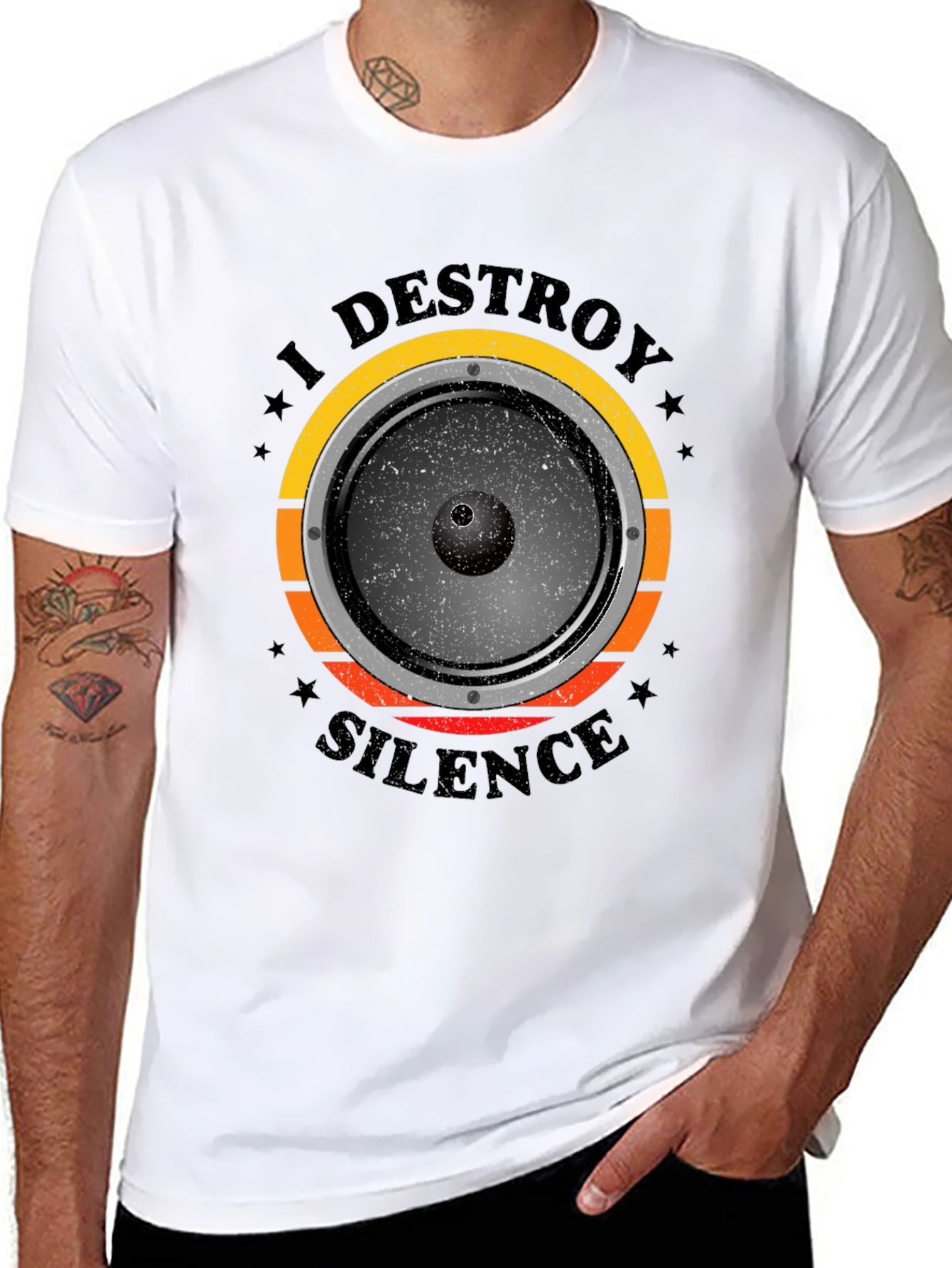 I Destroy Silence Graphic T-Shirt