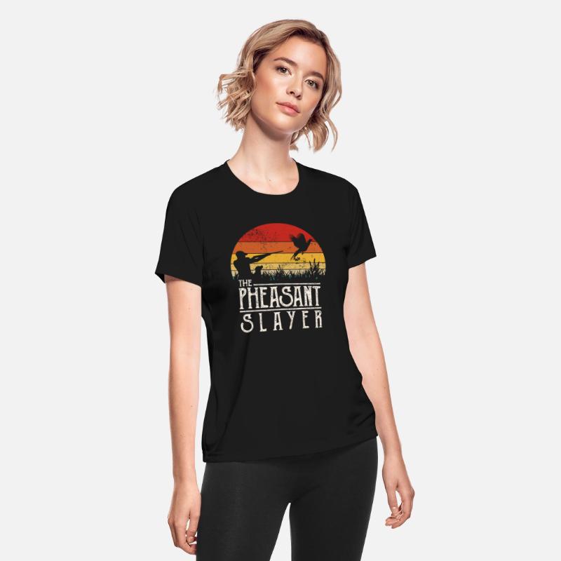 Vintage Sunset Retro Style Pheasant Hunting