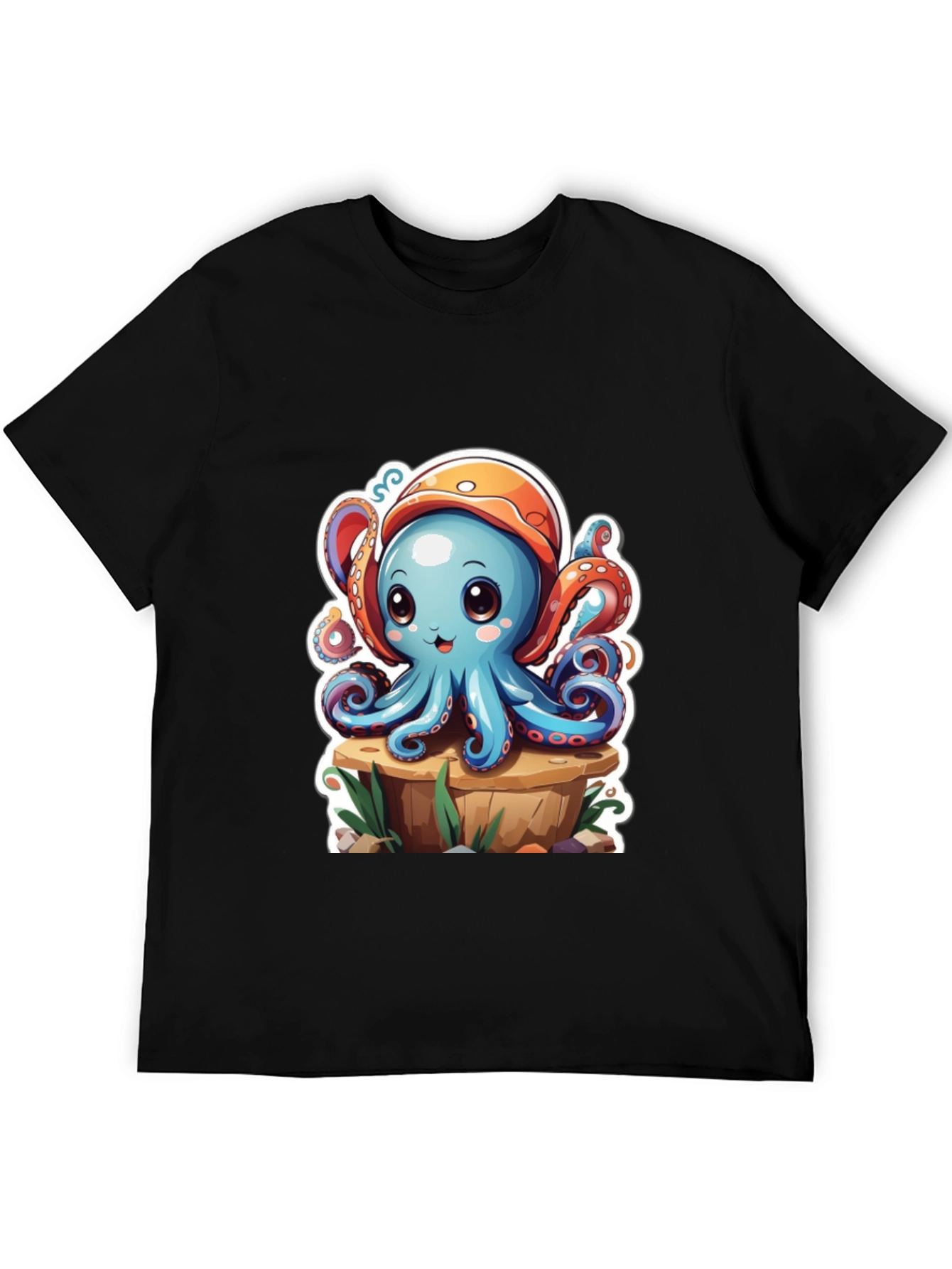 Cute Octopus Graphic T-Shirt