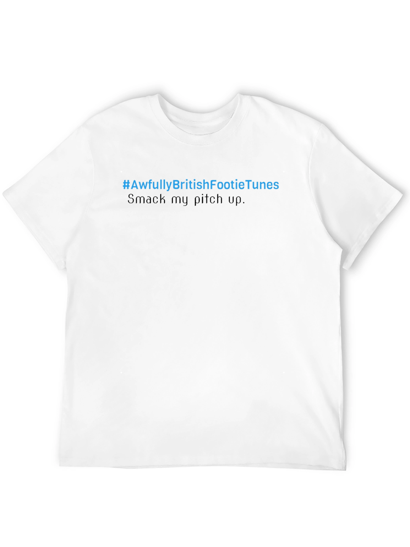 Awfully British Footie Tunes Black Tee