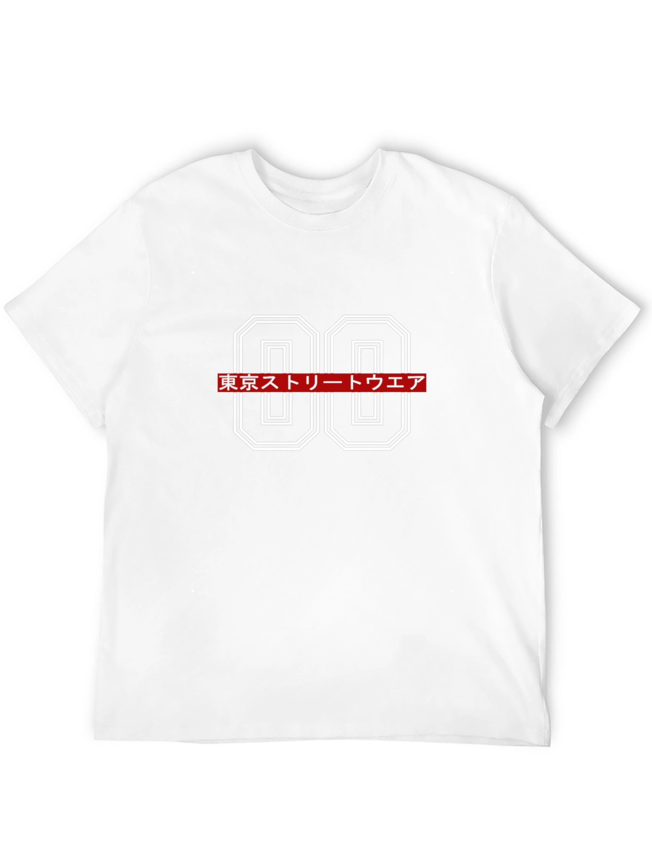 Tokyo Streetwear Graphic Tee - Black Cotton Blend
