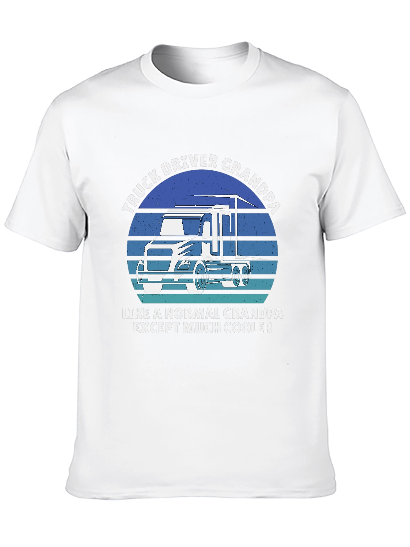 Truck Driver Grandpa T-Shirt - Cool Grandpa Tee