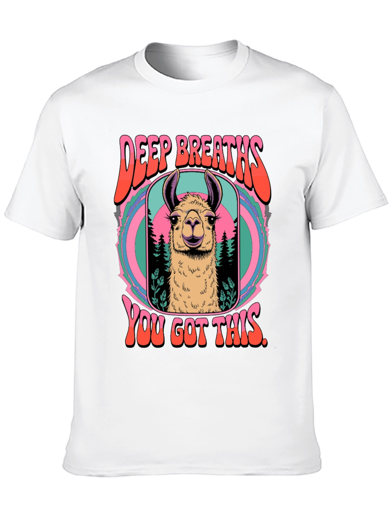 Deep Breaths Llama T-Shirt