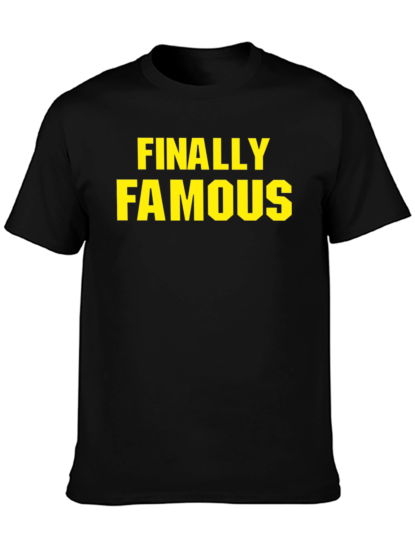 Finally Famous Graphic T-Shirt - Black
