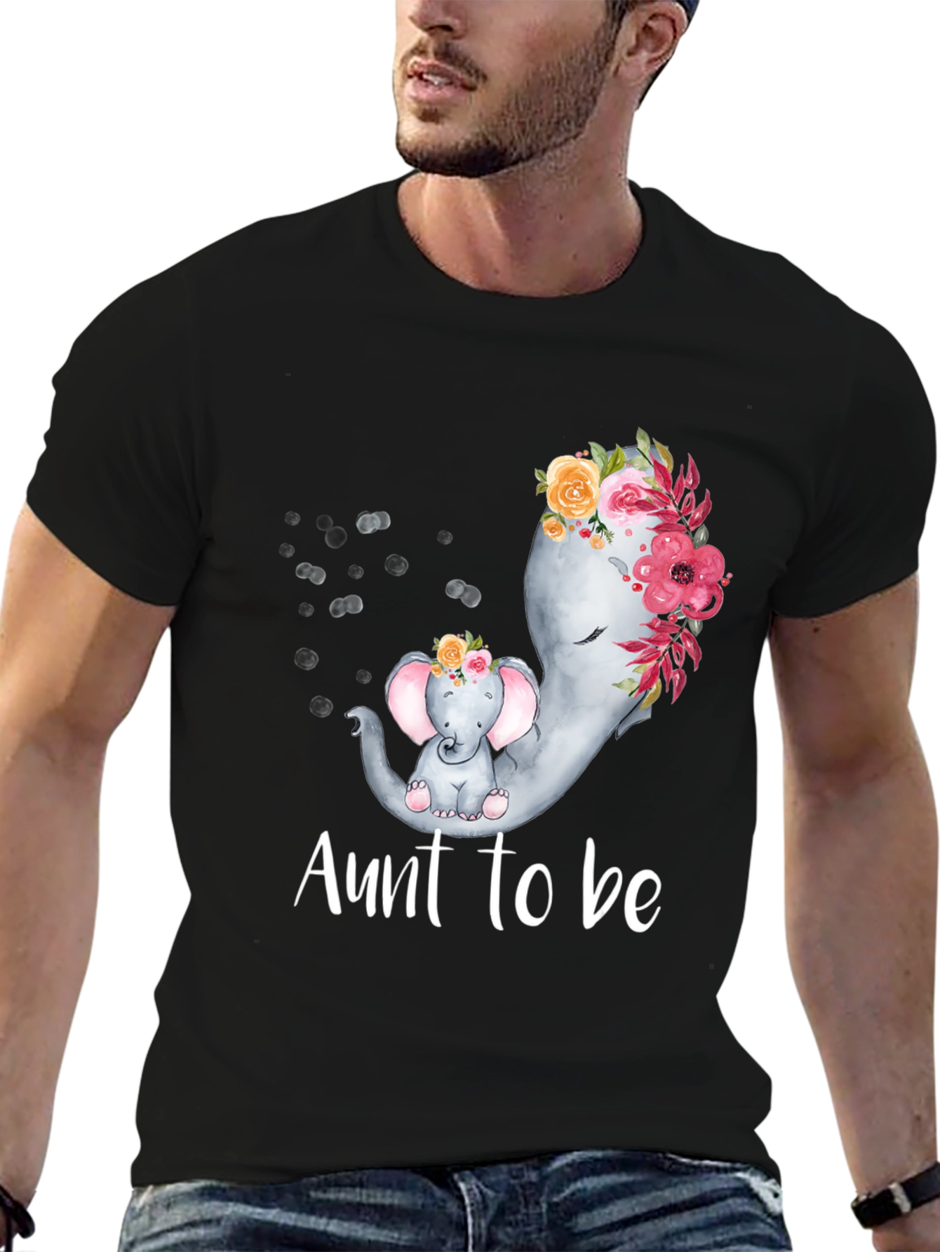 Aunt to Be Elephant T-Shirt