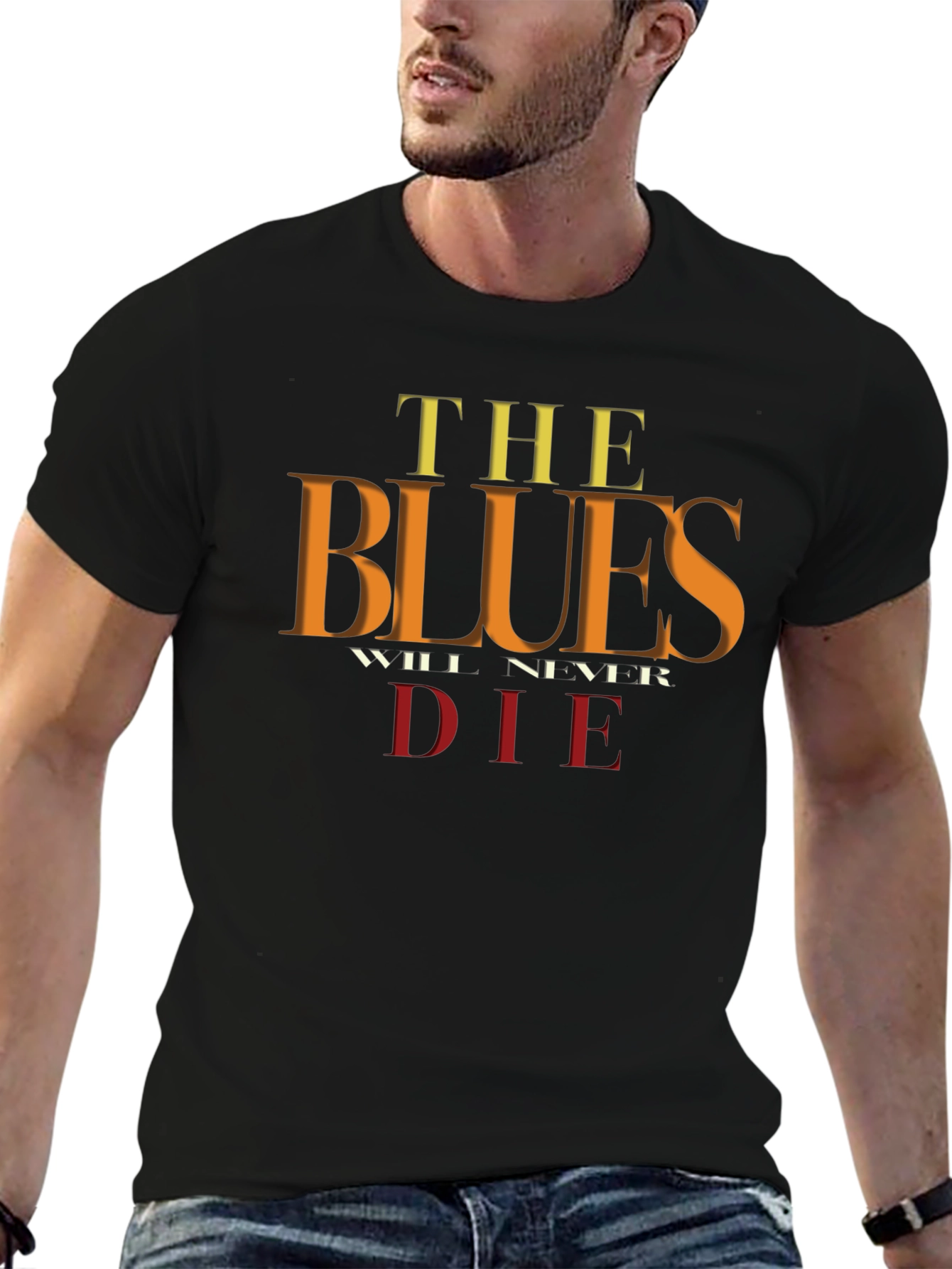 The Blues Will Never Die Graphic Tee