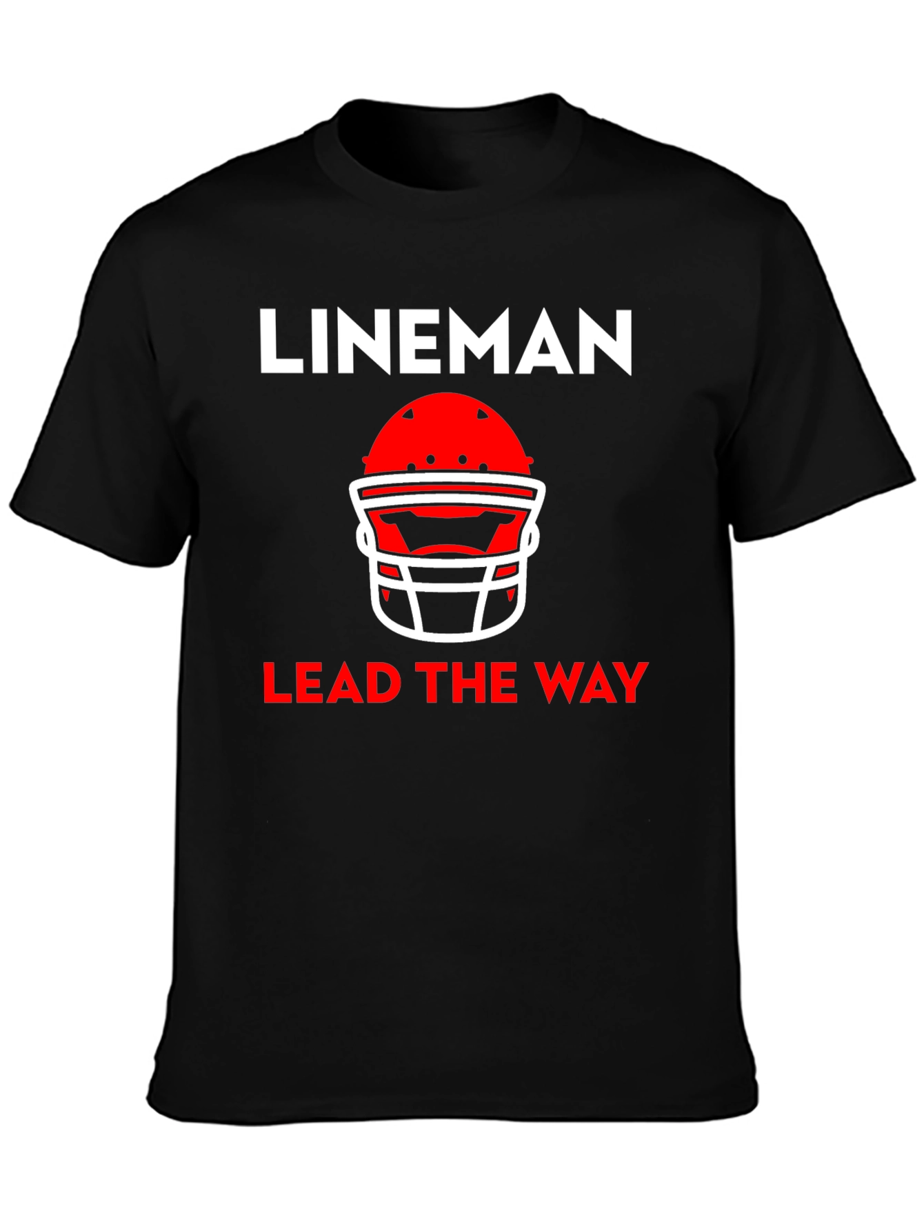Lineman Lead The Way Football T-Shirt