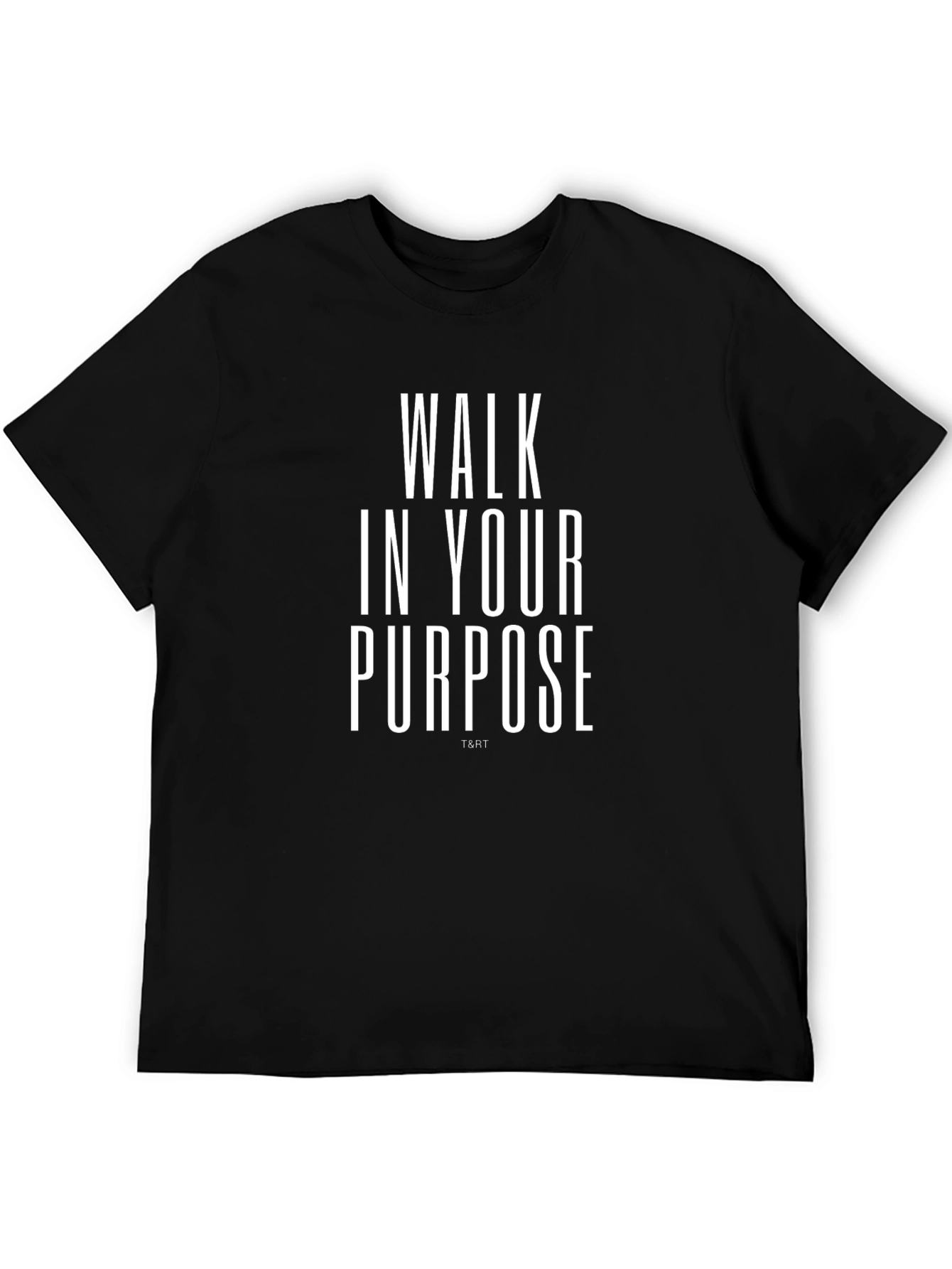 Walk In Your Purpose T-Shirt - Black