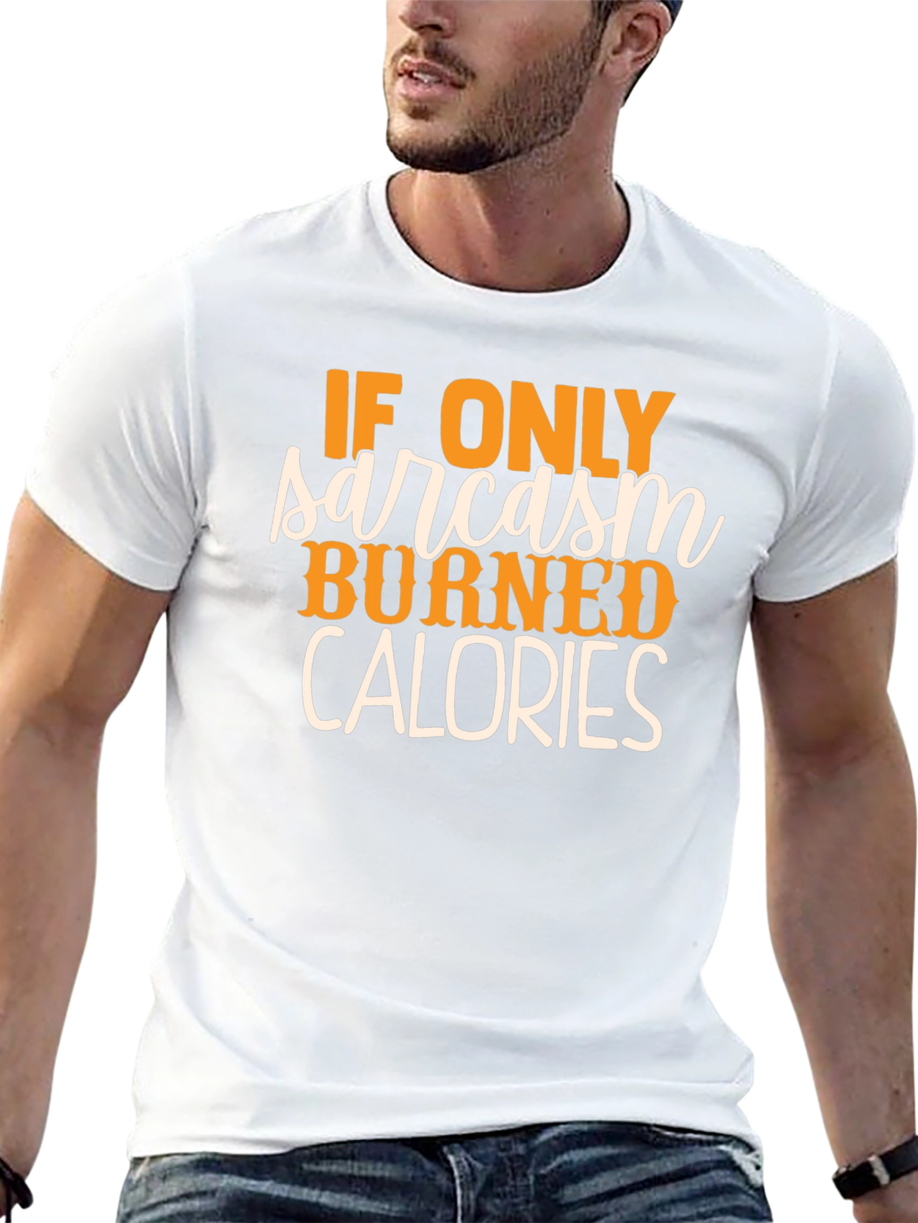 Sarcasm Burns Calories Graphic T-Shirt