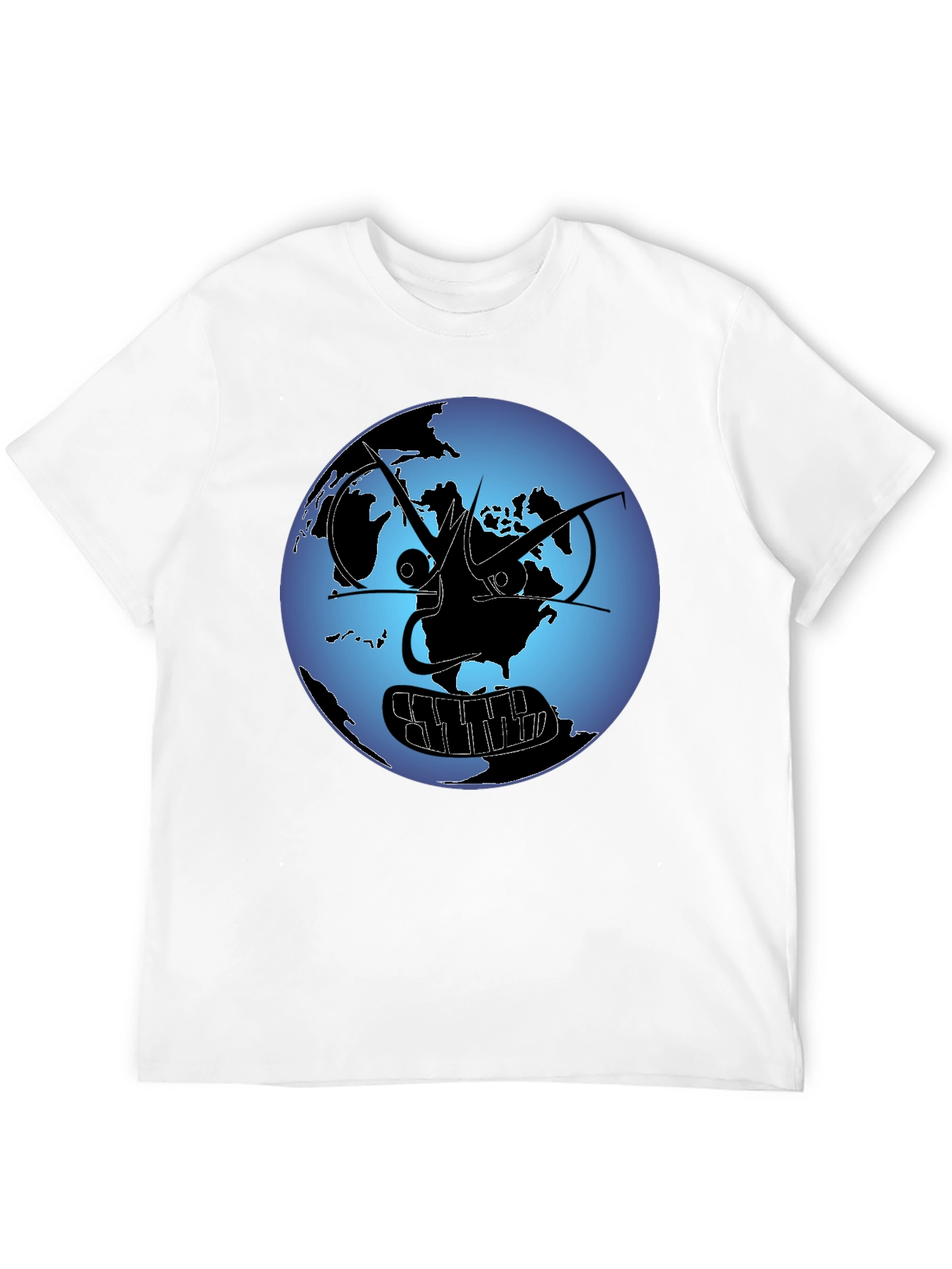 Abstract Earth Graphic T-Shirt