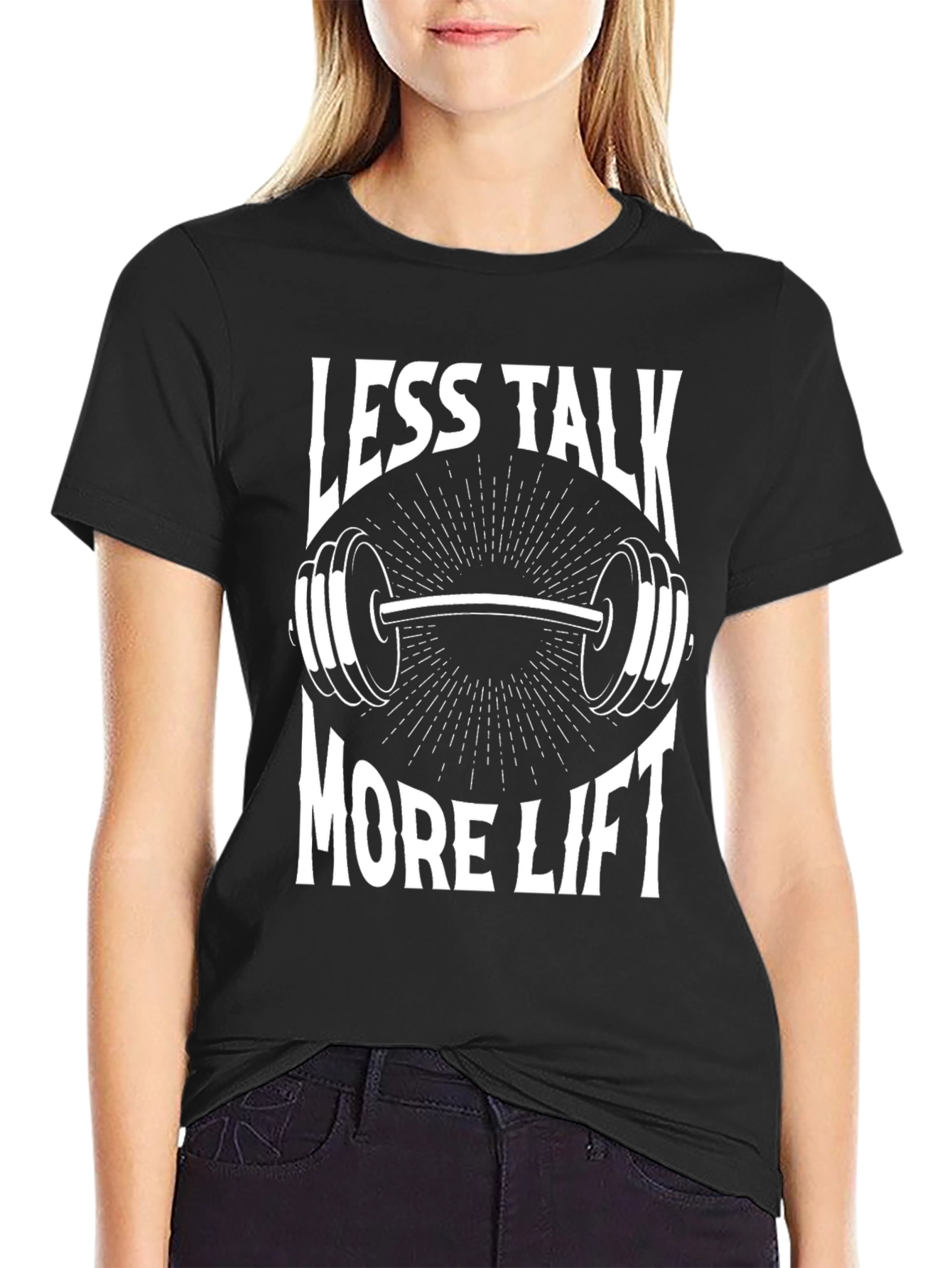 Less Talk More Lift Graphic T-Shirt