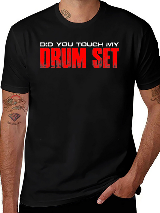 Drum Set Graphic Tee - Musician Humor Shirt