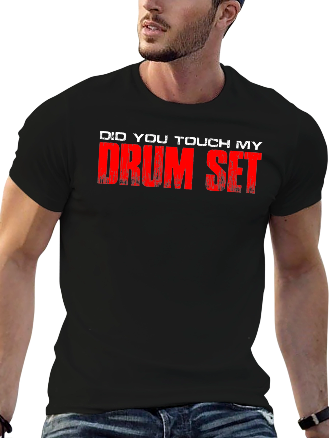 Drum Set Graphic Tee - Musician Humor Shirt