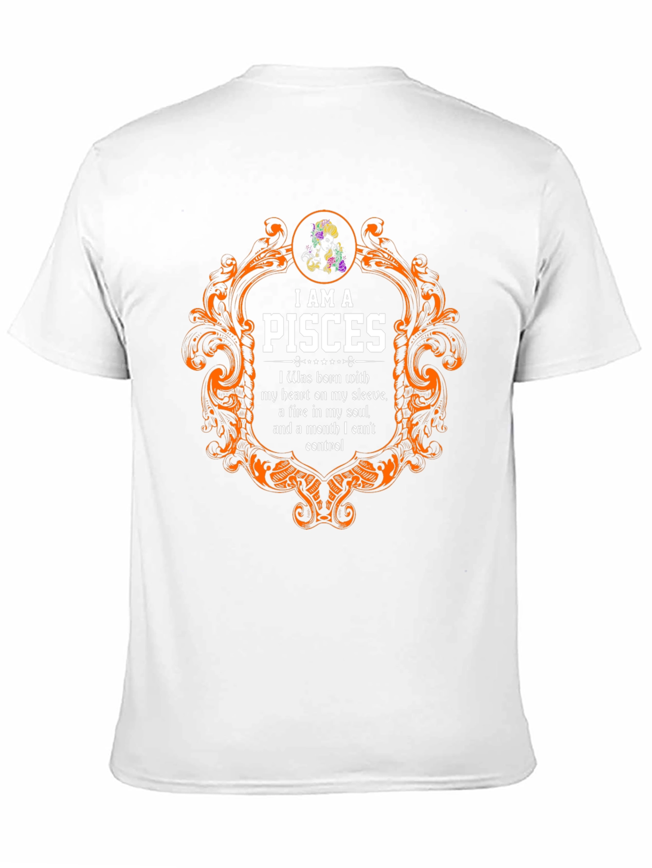 I AM A PISCES Zodiac Sign Black T-Shirt