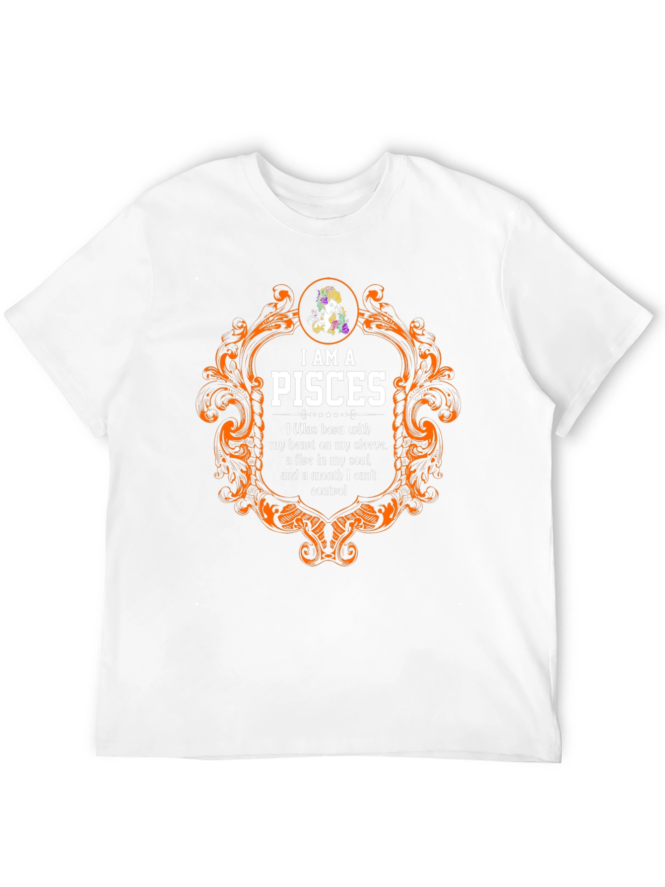 I AM A PISCES Zodiac Sign Black T-Shirt