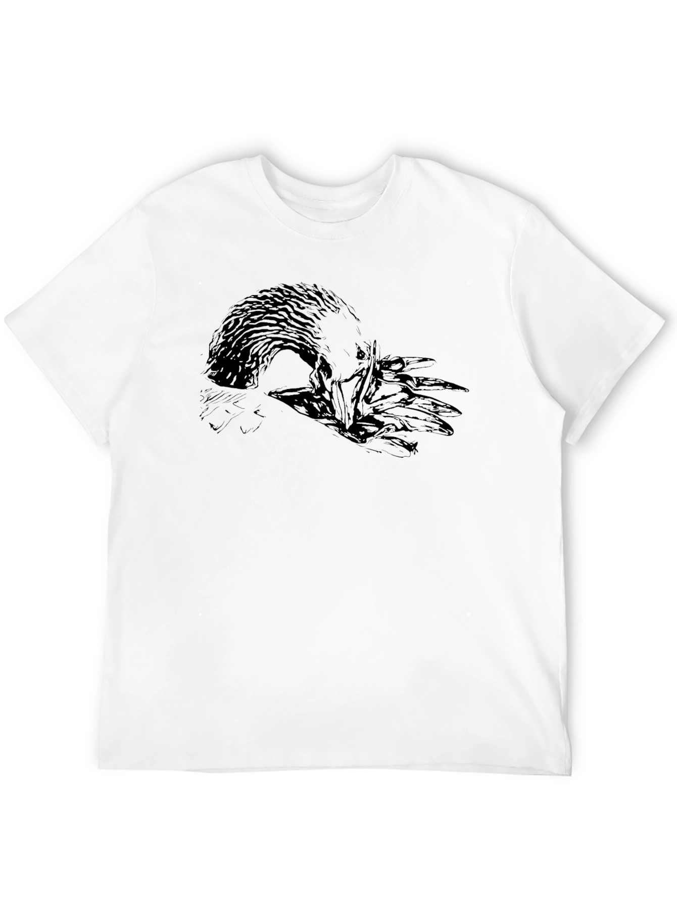 Raven Graphic Black T-Shirt