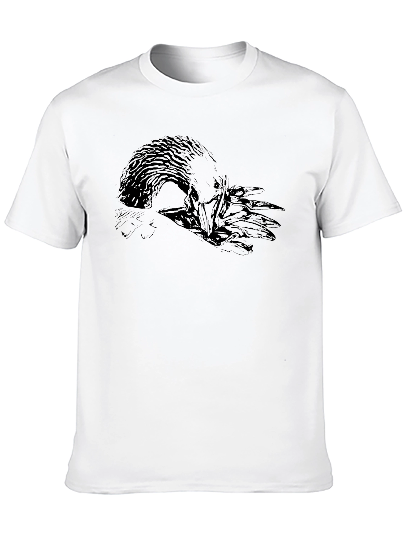 Raven Graphic Black T-Shirt