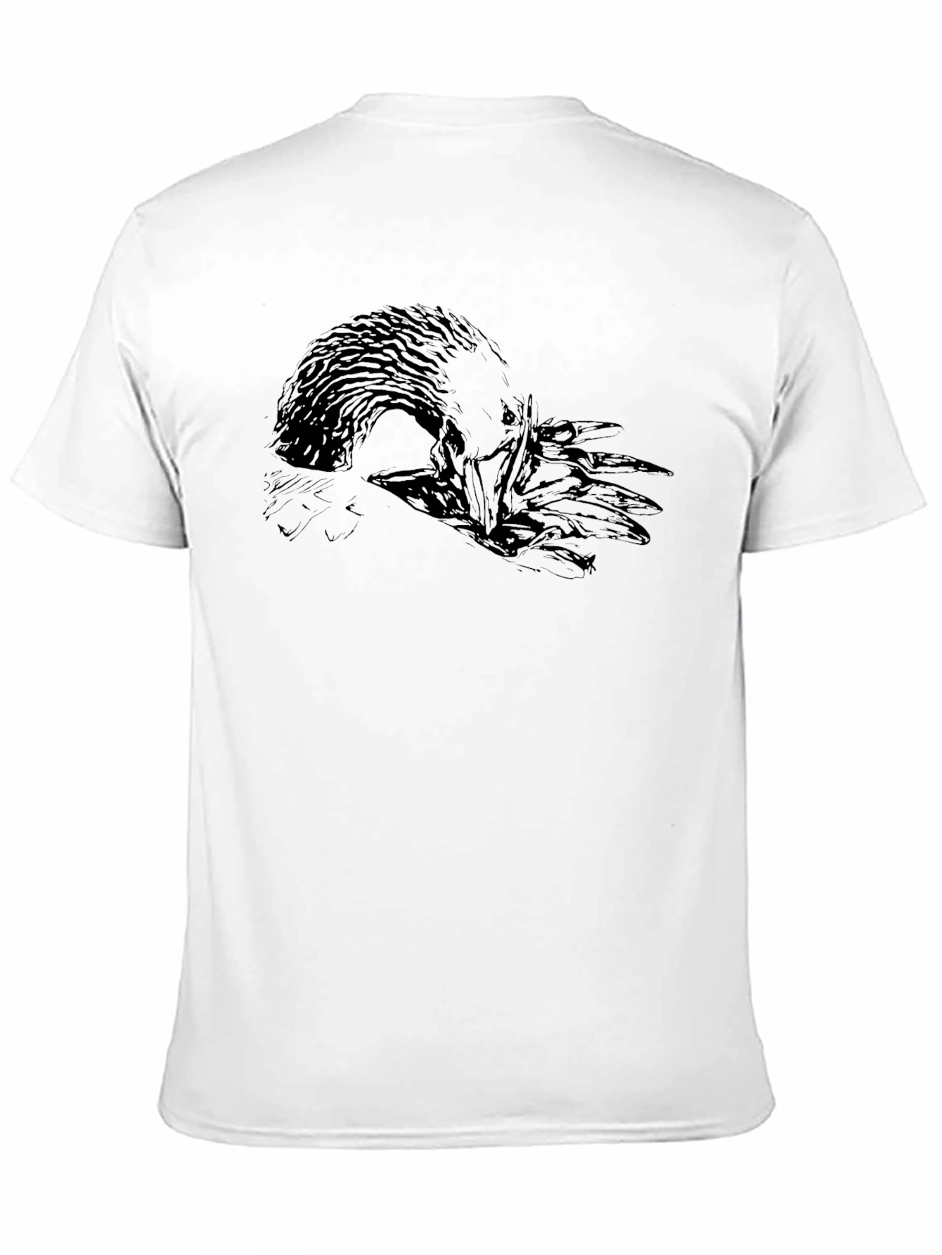 Raven Graphic Black T-Shirt