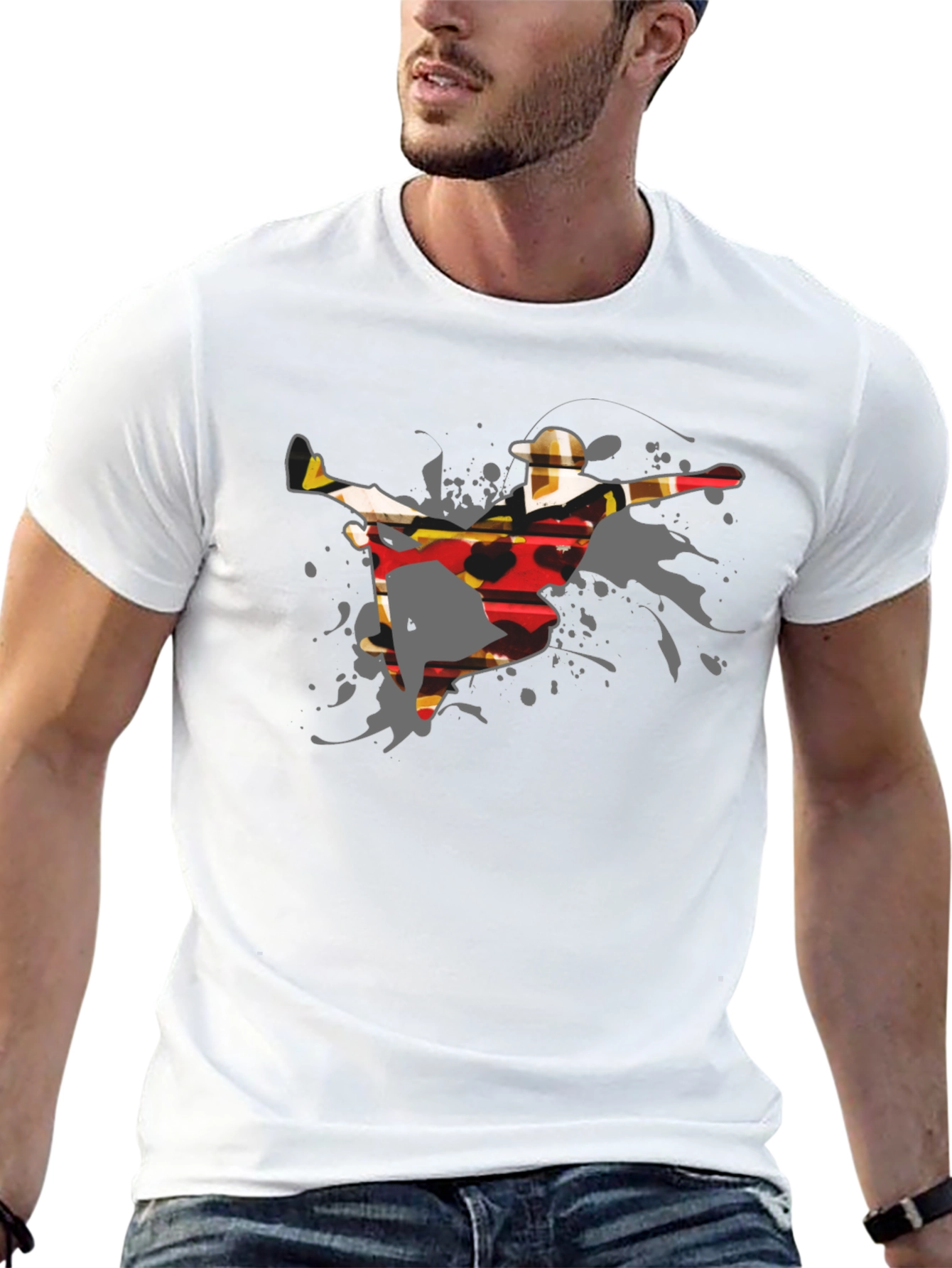 Maryland Flag Dab T-Shirt