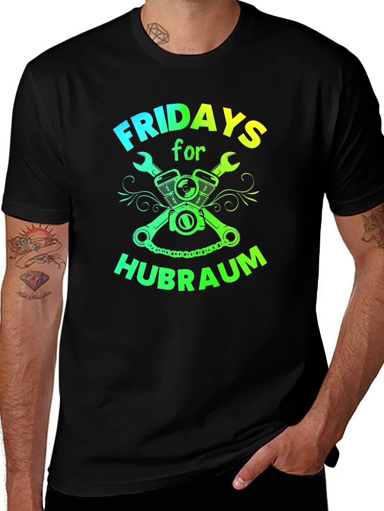 Fridays for Hubraum Mechanic T-Shirt
