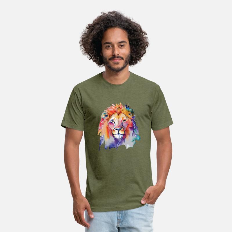 Water Color lion face