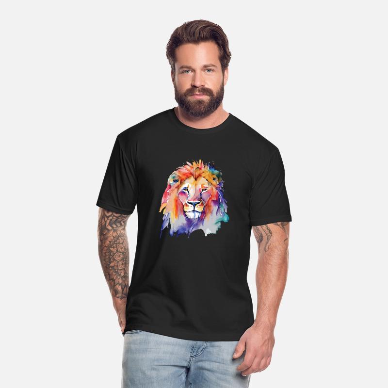 Water Color lion face