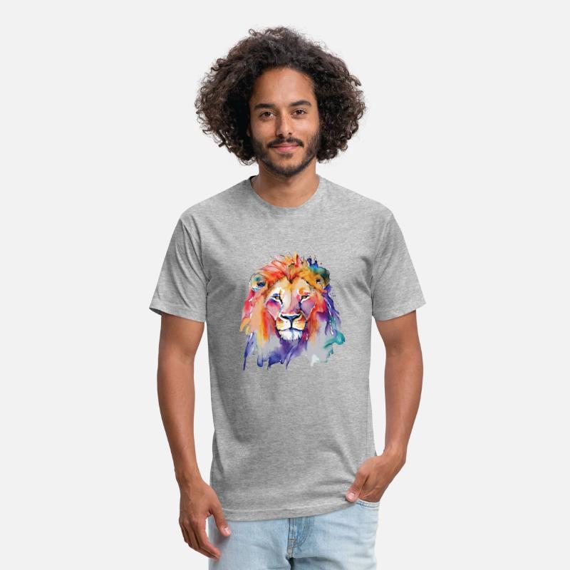 Water Color lion face