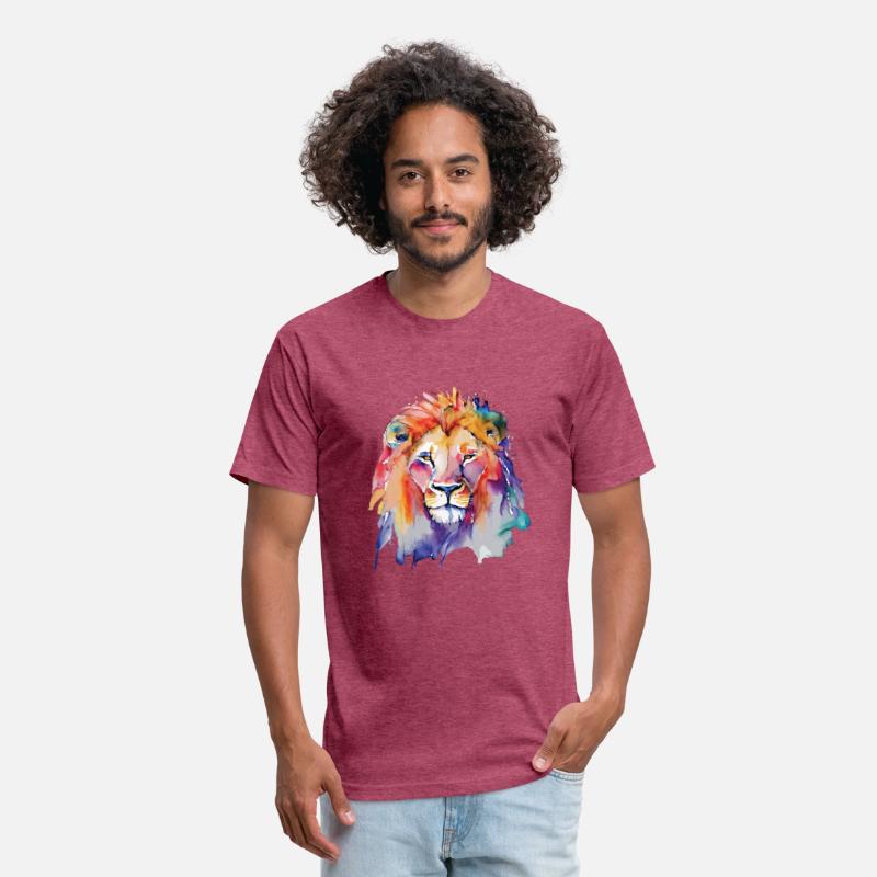 Water Color lion face