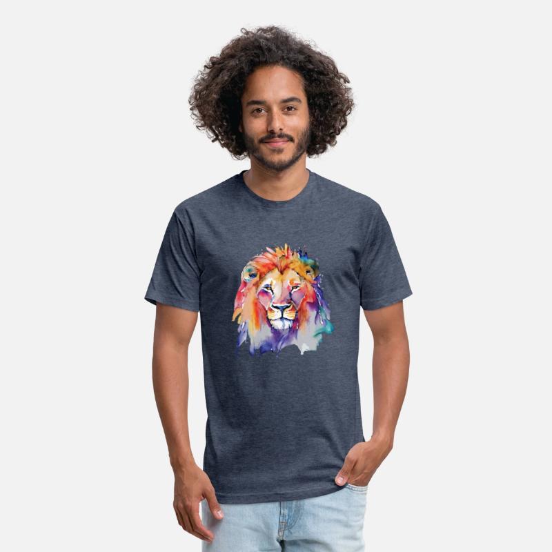 Water Color lion face