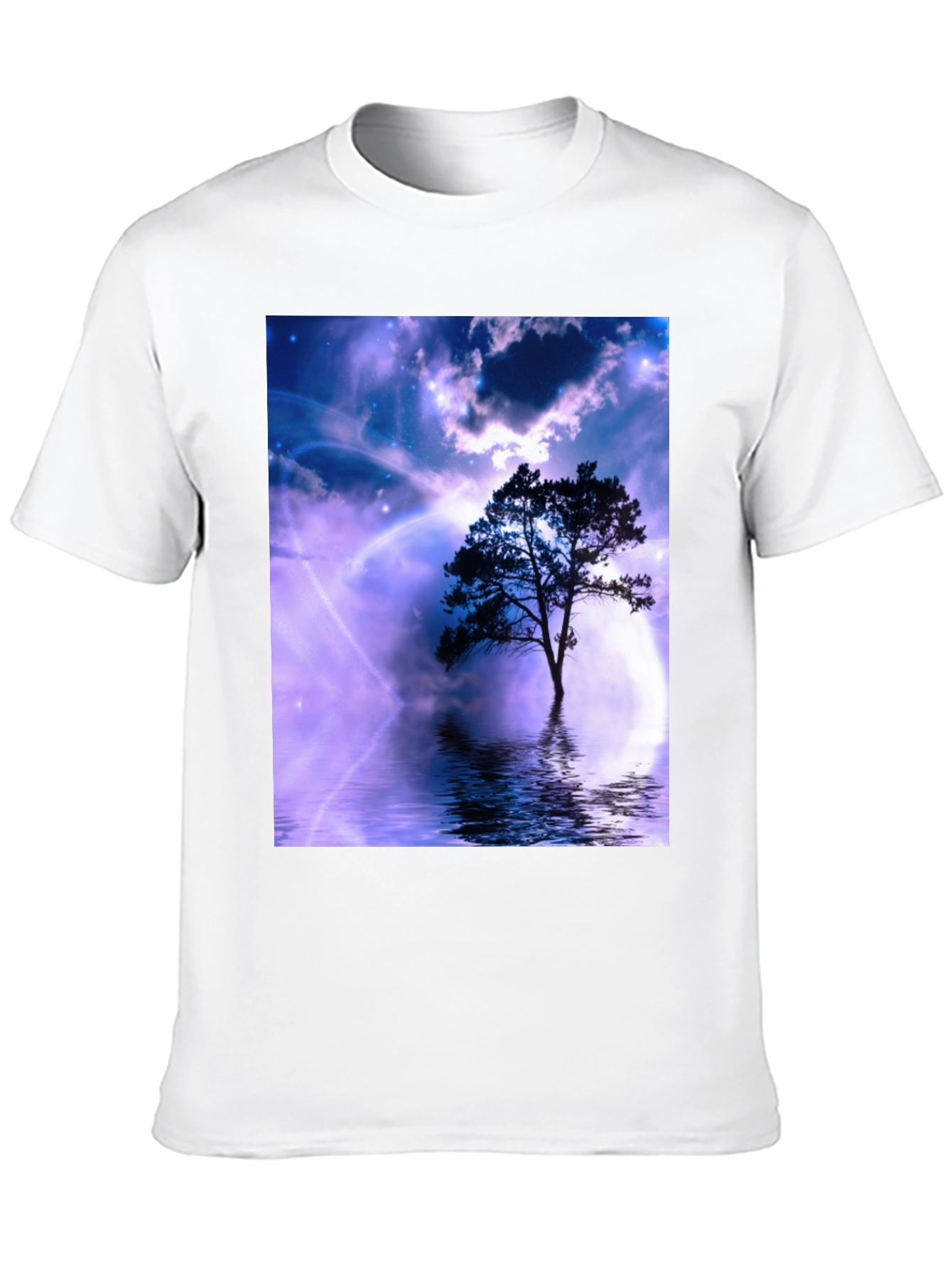 Mystic Tree Graphic Tee - Black