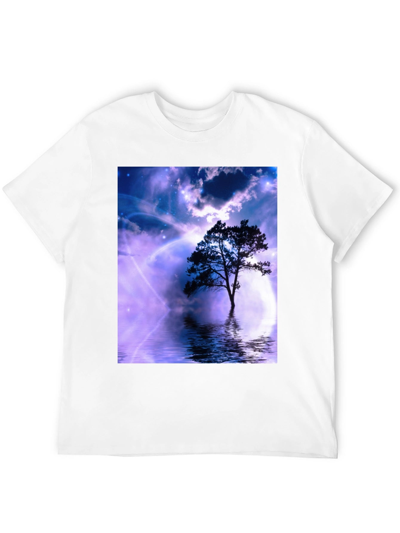 Mystic Tree Graphic Tee - Black